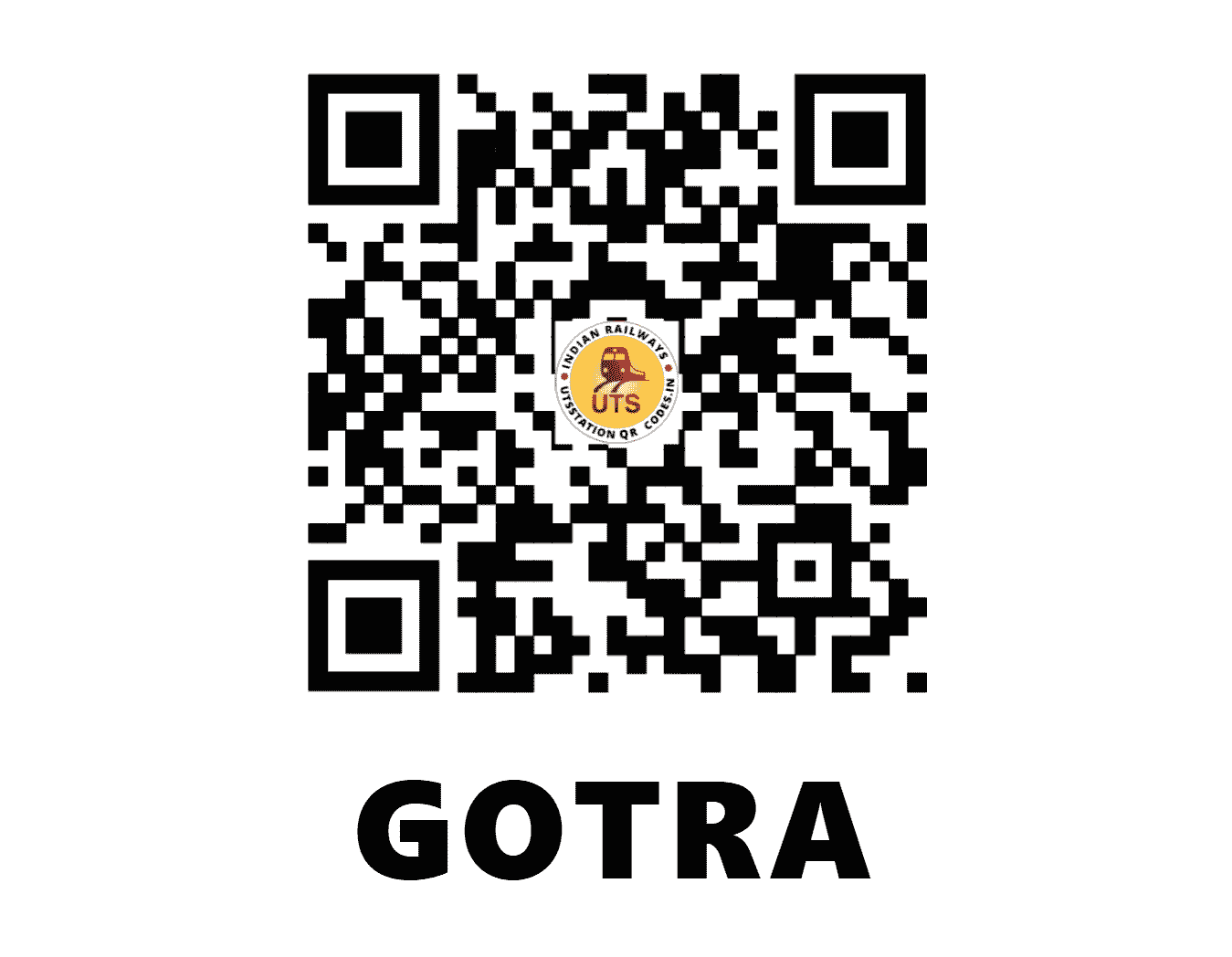 UTS QR Code for GOTRA - GTRA - NR (UTTAR PRADESH)